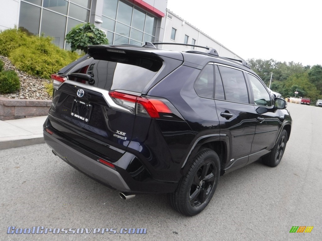2020 RAV4 XSE AWD Hybrid - Blueprint / Black photo #17