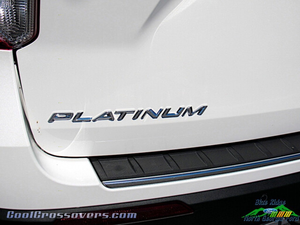 2021 Explorer Platinum 4WD - Star White Metallic Tri-Coat / Sandstone photo #31