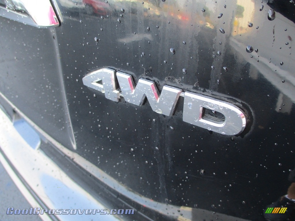 2010 CR-V EX AWD - Crystal Black Pearl / Black photo #6