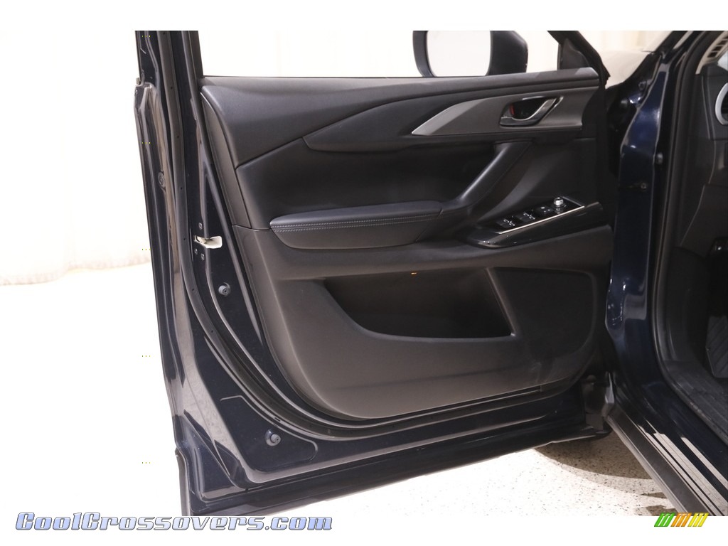 2019 CX-9 Touring AWD - Deep Crystal Blue Mica / Black photo #4