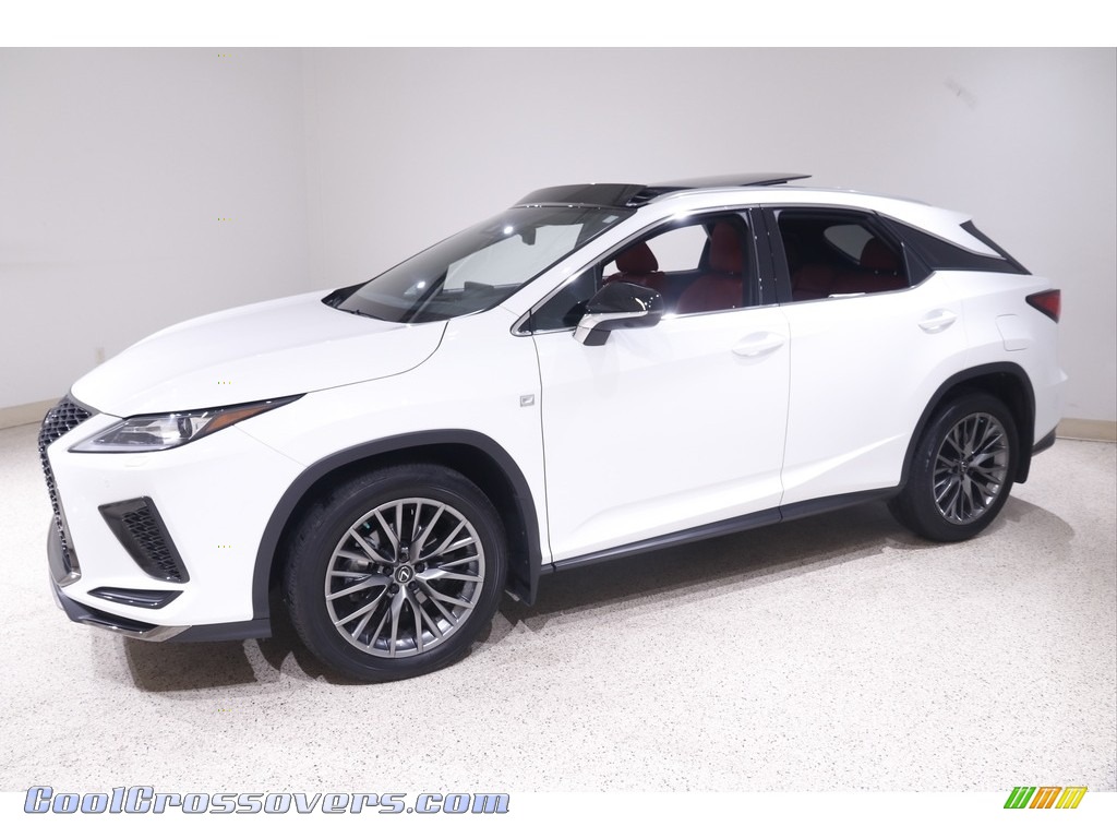 2020 RX 350 F Sport AWD - Ultra White / Circuit Red photo #3