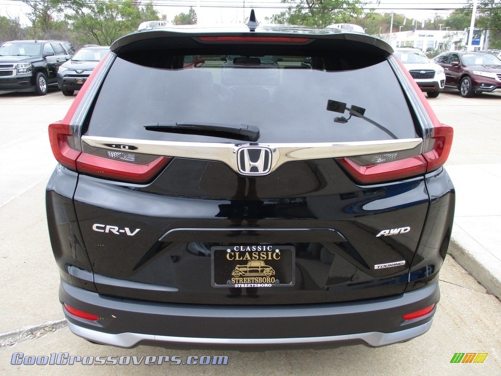 2020 CR-V Touring AWD - Crystal Black Pearl / Black photo #8