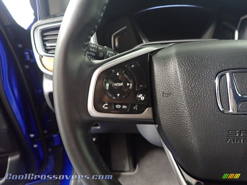 2020 CR-V Touring AWD - Aegean Blue Metallic / Gray photo #33