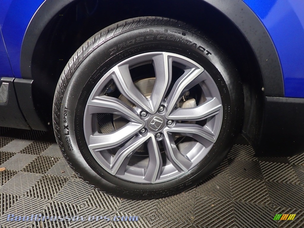 2020 CR-V Touring AWD - Aegean Blue Metallic / Gray photo #45
