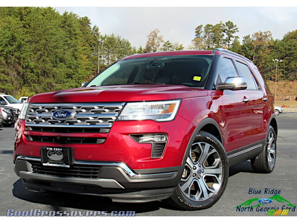 Ruby Red / Medium Stone Ford Explorer Limited