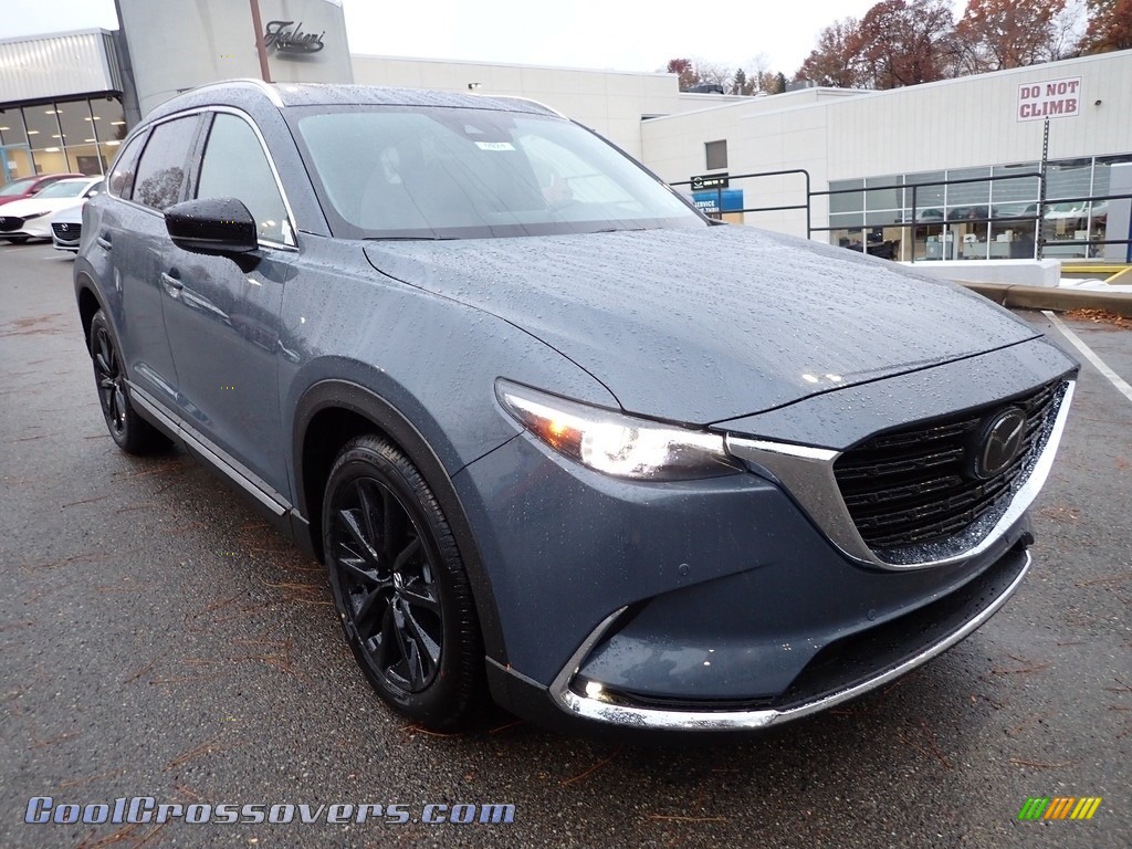 2021 CX-9 Carbon Edition AWD - Polymetal Gray / Red photo #9