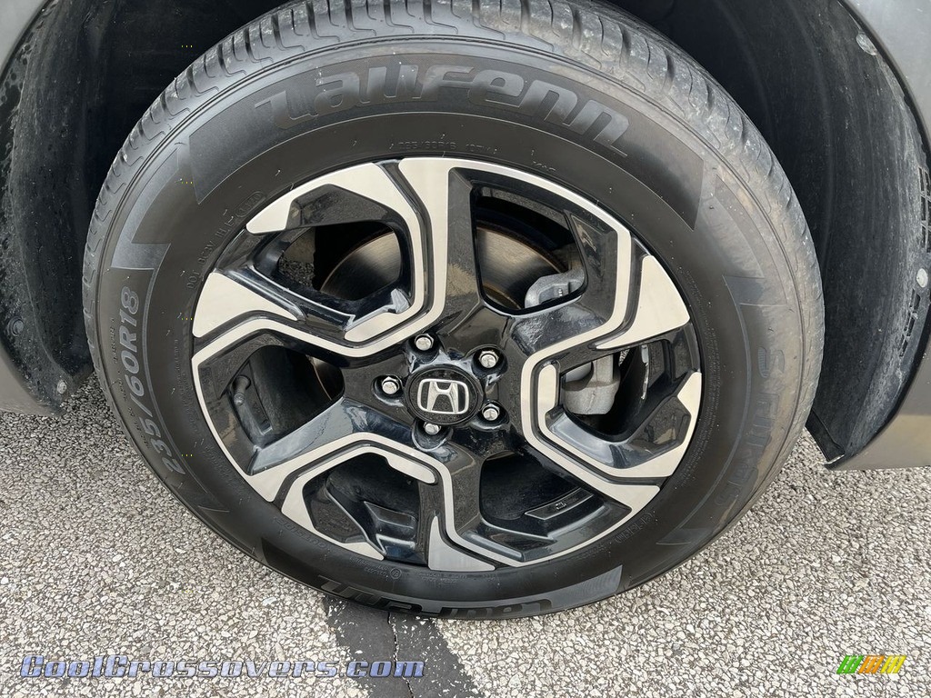 2017 CR-V Touring AWD - Obsidian Blue Pearl / Gray photo #17