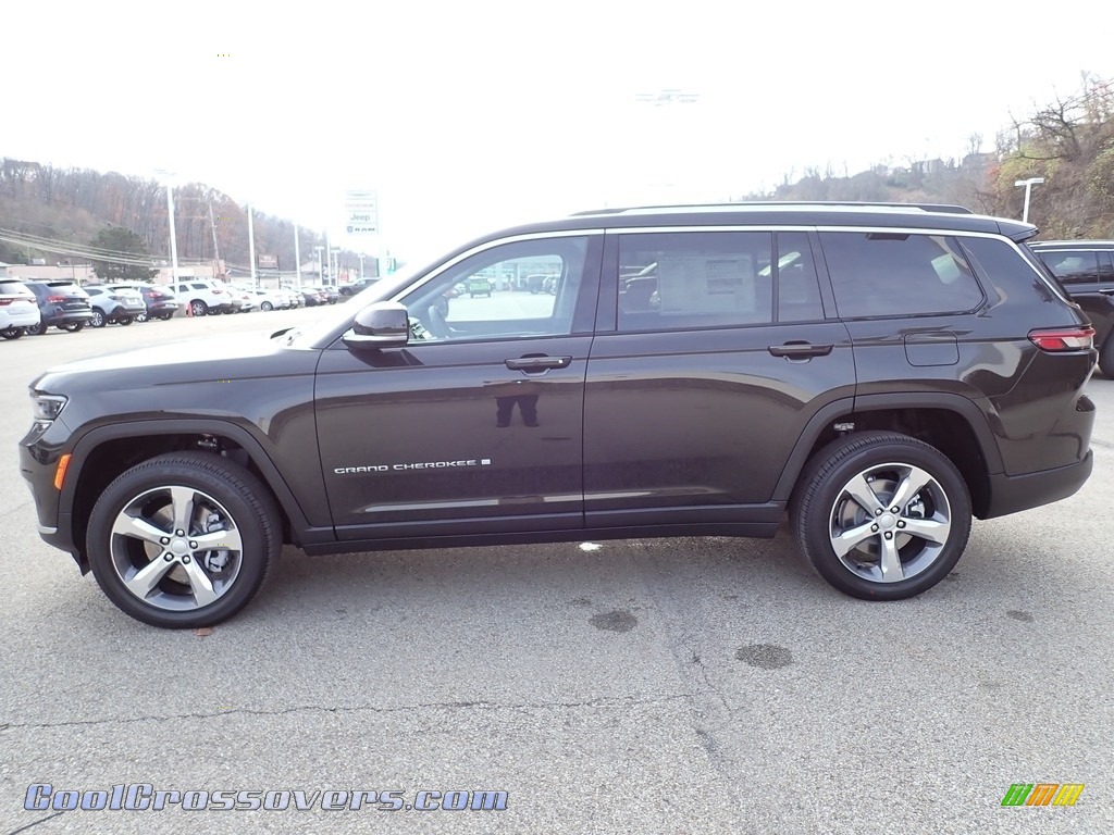 2021 Grand Cherokee L Limited 4x4 - Rocky Mountain Pearl / Black photo #2