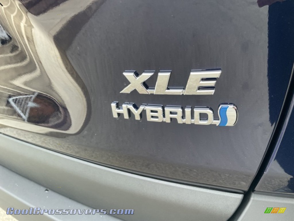 2021 RAV4 XLE AWD Hybrid - Blueprint / Light Gray photo #13