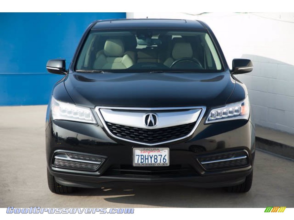 2014 MDX Technology - Crystal Black Pearl / Parchment photo #7