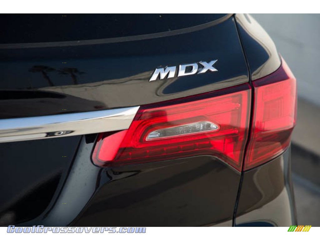 2014 MDX Technology - Crystal Black Pearl / Parchment photo #13