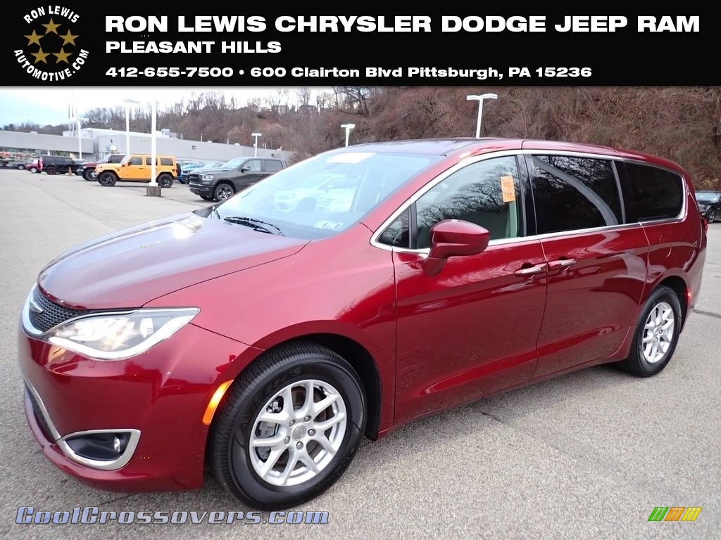 2020 Pacifica Touring - Velvet Red Pearl / Cognac/Alloy photo #1