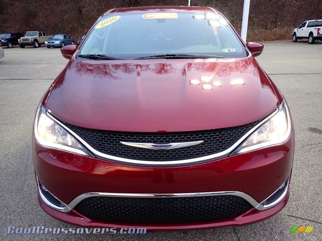 2020 Pacifica Touring - Velvet Red Pearl / Cognac/Alloy photo #9