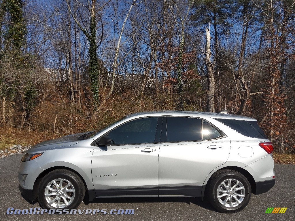 Silver Ice Metallic / Medium Ash Gray Chevrolet Equinox LS