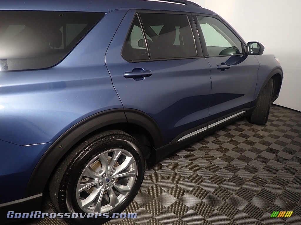 2020 Explorer XLT 4WD - Blue Metallic / Sandstone photo #20