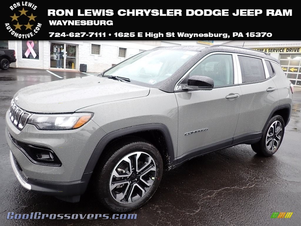 Sting Gray / Black Jeep Compass Limited 4x4