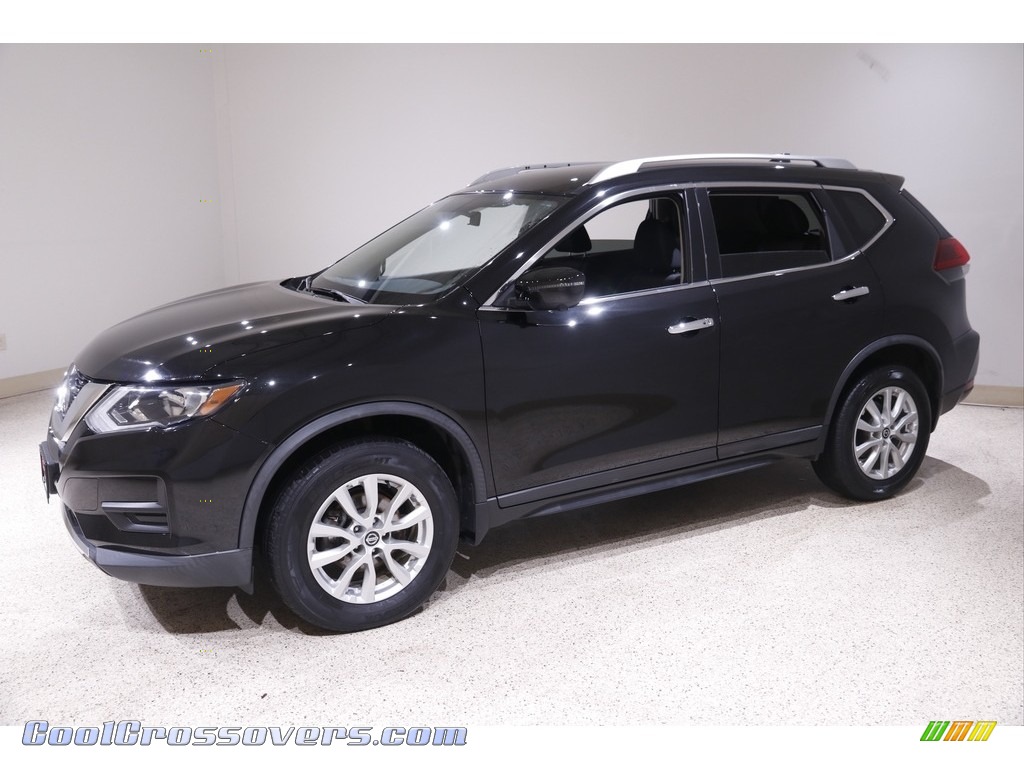 2018 Rogue SV AWD - Magnetic Black / Charcoal photo #3