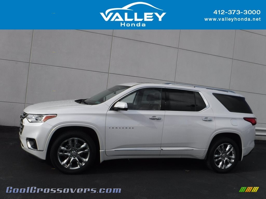 2018 Traverse High Country AWD - Summit White / High Country Jet Black/Loft Brown photo #2