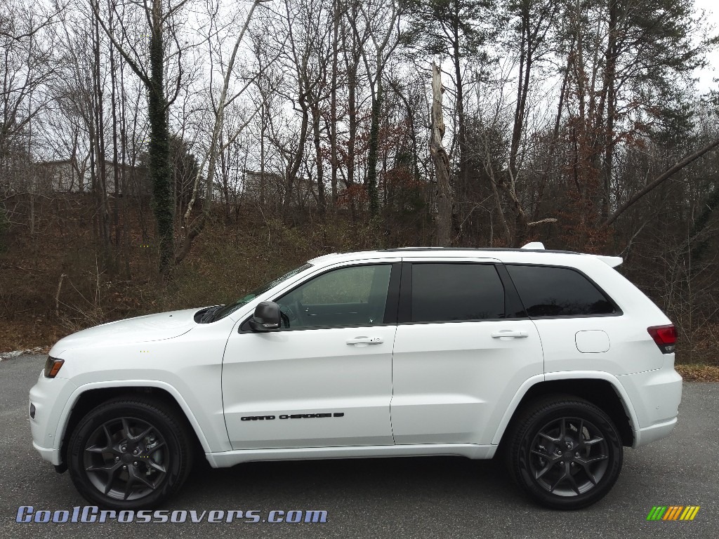 Bright White / Black Jeep Grand Cherokee Limited 4x4