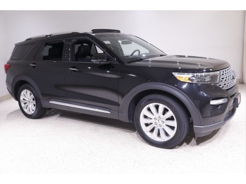 Agate Black Metallic 2020 Ford Explorer Limited 4WD