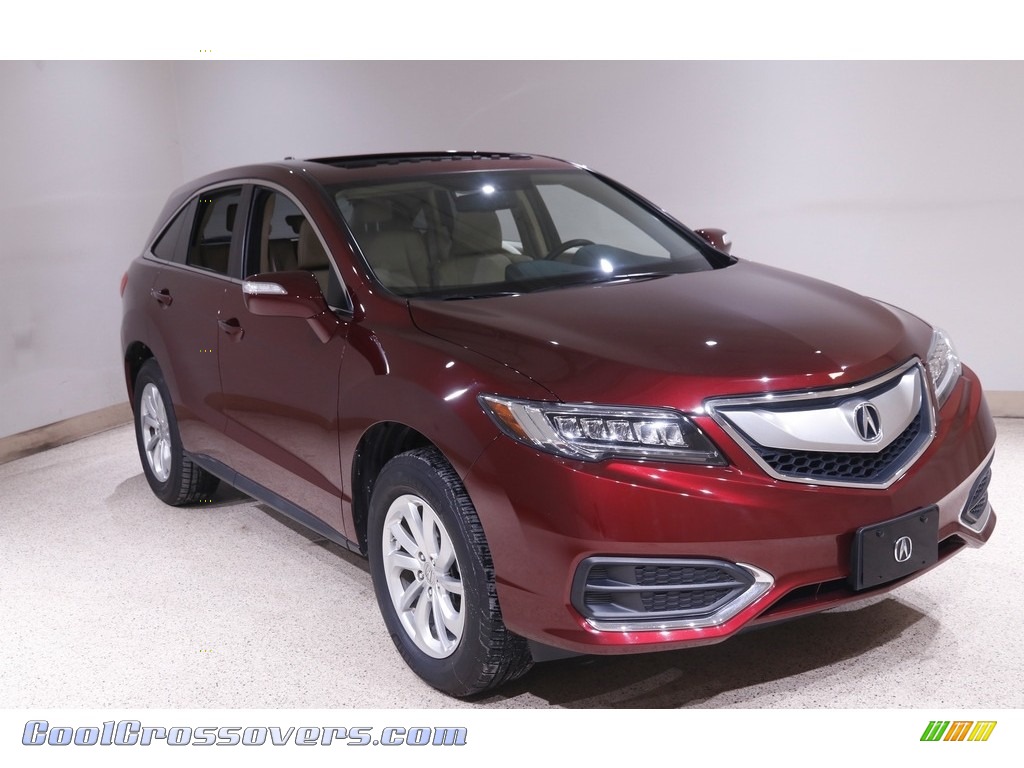 Basque Red Pearl II / Parchment Acura RDX AWD