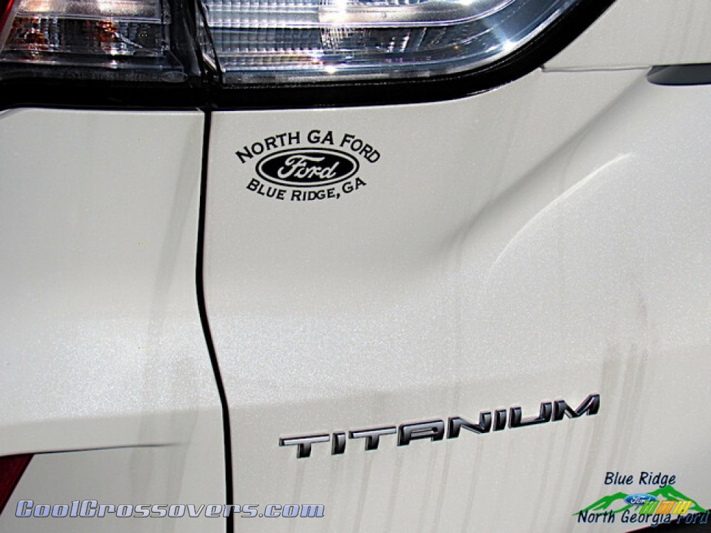 2021 Escape Titanium 4WD - Star White Metallic Tri-Coat / Ebony/Sandstone photo #30