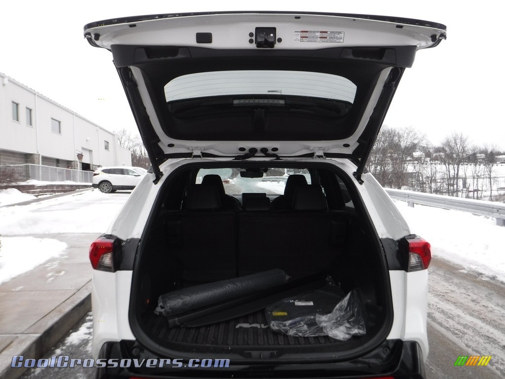 2021 RAV4 XSE AWD Hybrid - Blizzard White Pearl / Black photo #34