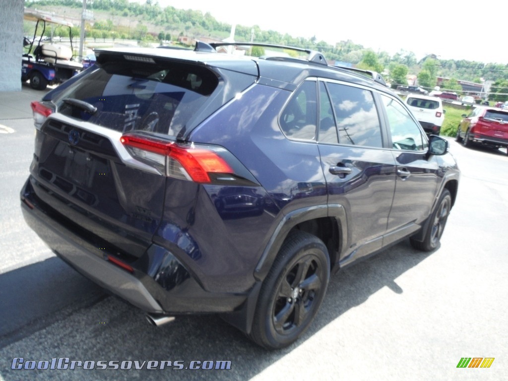2021 RAV4 XSE AWD Hybrid - Blueprint / Black photo #11