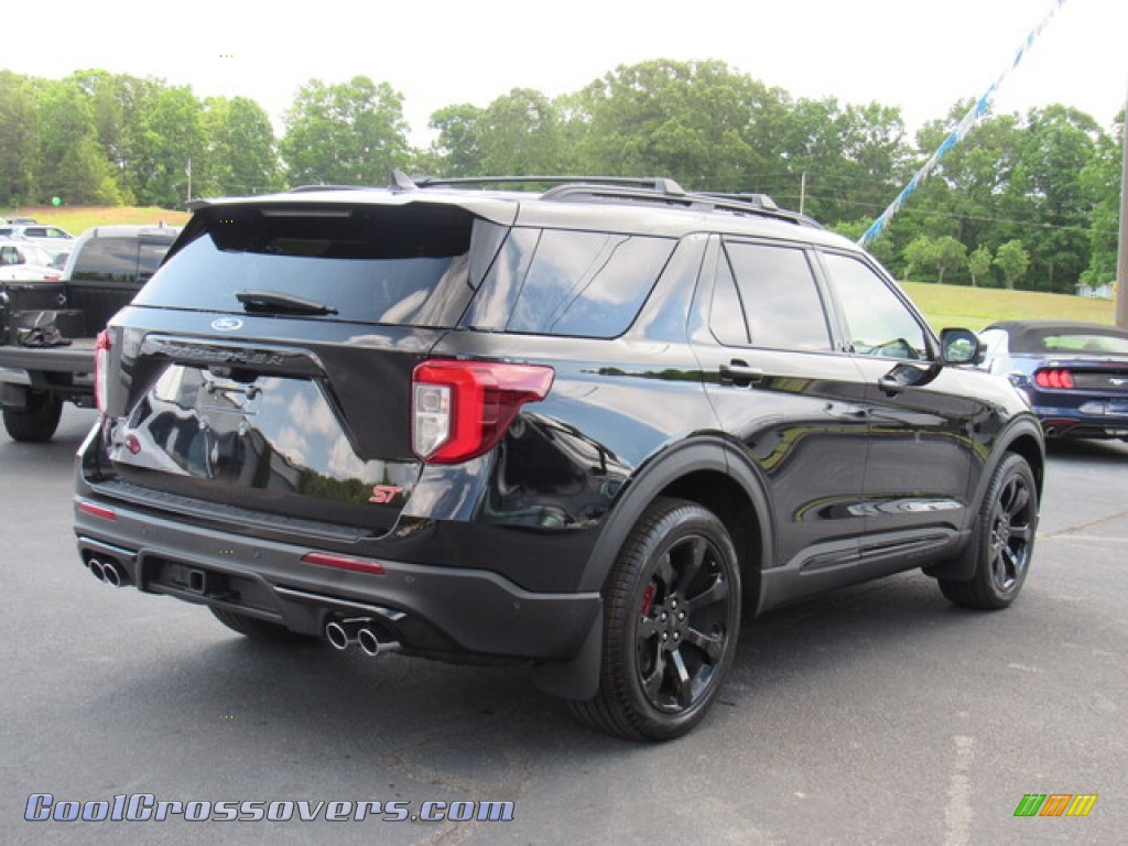 2022 Explorer ST 4WD - Agate Black Metallic / Ebony photo #5