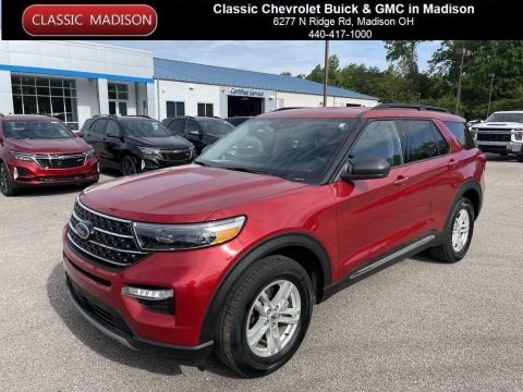 Rapid Red Metallic 2021 Ford Explorer XLT 4WD