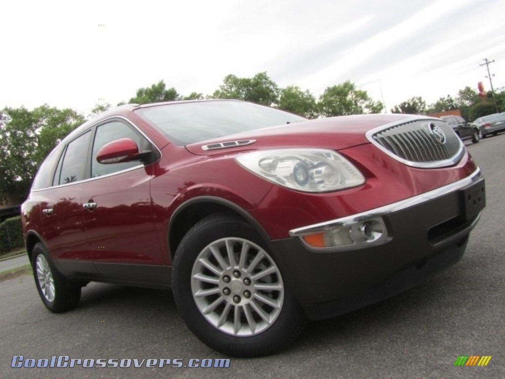 2012 Enclave FWD - Crystal Red Tintcoat / Cashmere photo #2