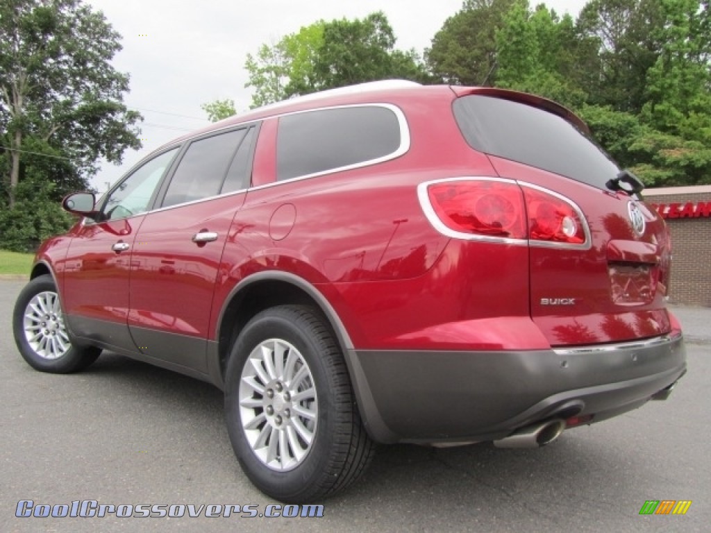 2012 Enclave FWD - Crystal Red Tintcoat / Cashmere photo #8