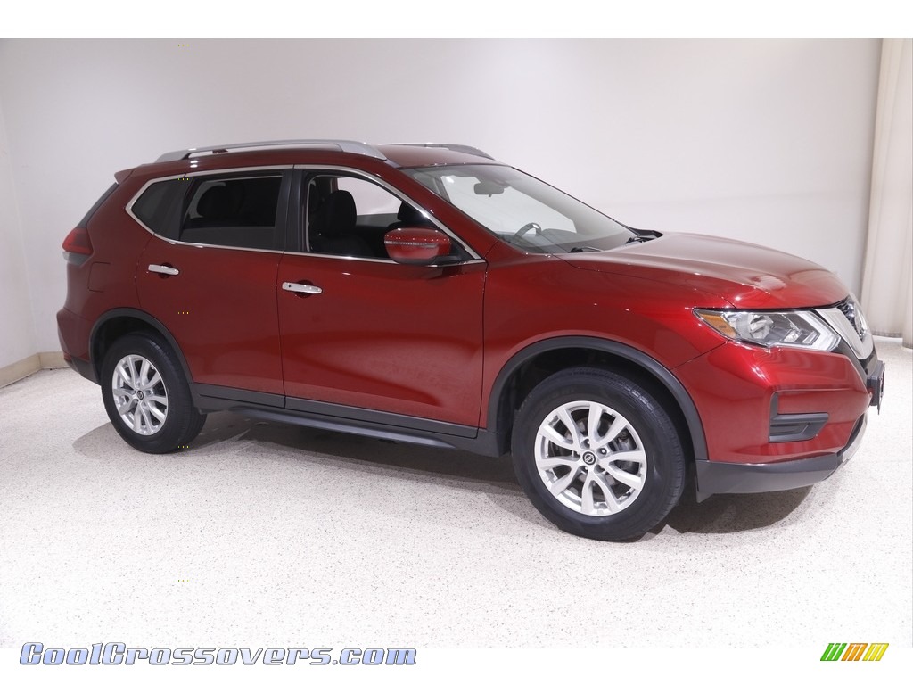 Scarlet Ember / Charcoal Nissan Rogue SL AWD