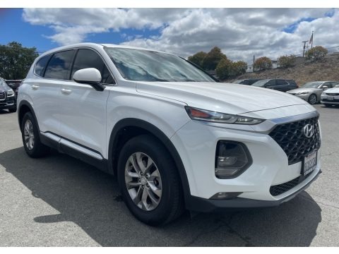 Quartz White 2019 Hyundai Santa Fe SEL