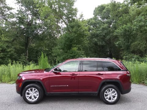Velvet Red Pearl 2022 Jeep Grand Cherokee Limited 4x4