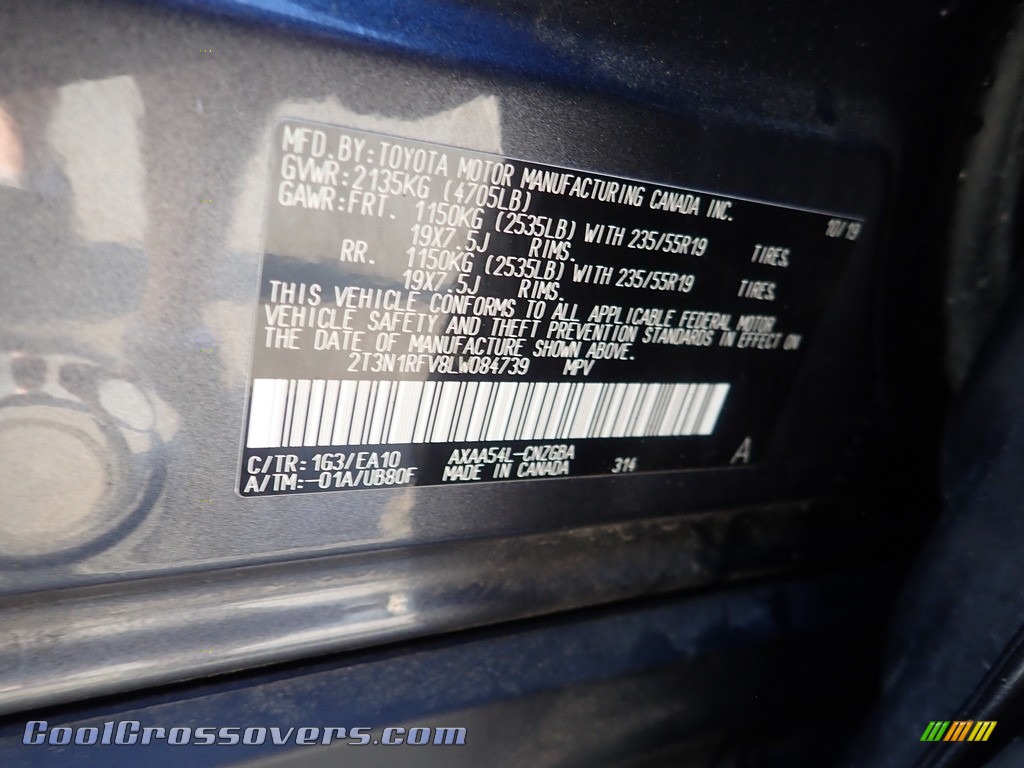 2020 RAV4 Limited AWD - Magnetic Gray Metallic / Light Gray photo #27