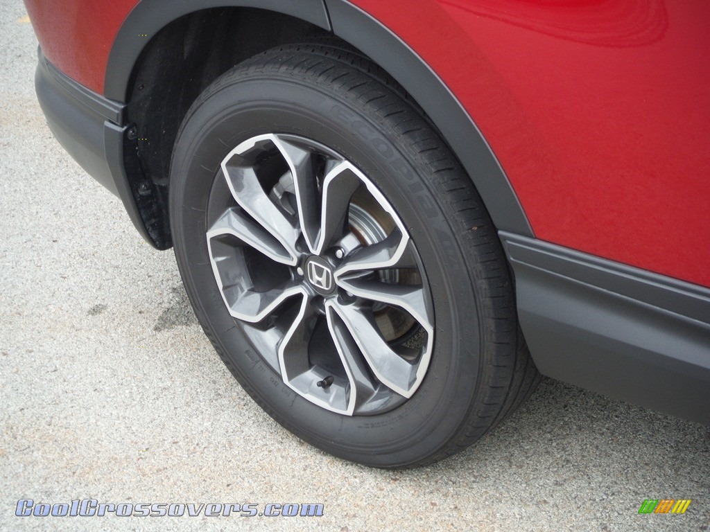 2020 CR-V EX-L AWD - Radiant Red Metallic / Gray photo #3