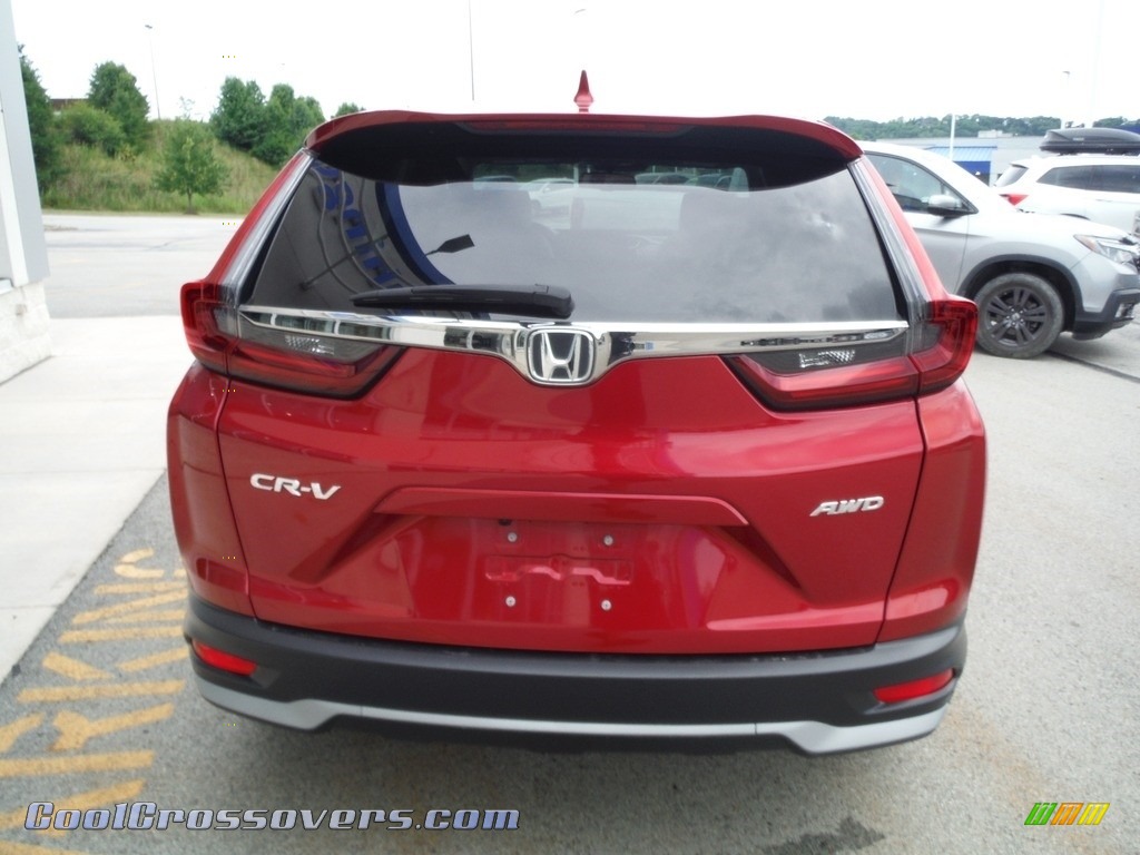 2020 CR-V EX-L AWD - Radiant Red Metallic / Gray photo #9