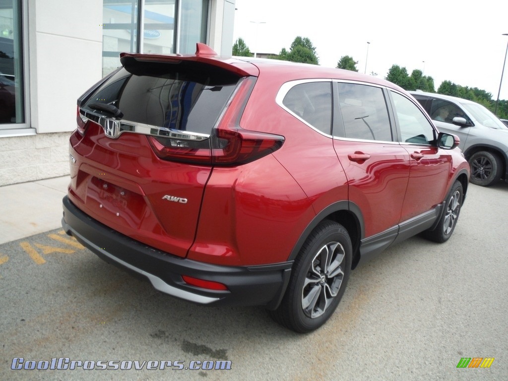 2020 CR-V EX-L AWD - Radiant Red Metallic / Gray photo #10