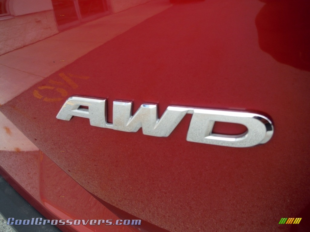 2020 CR-V EX-L AWD - Radiant Red Metallic / Gray photo #11