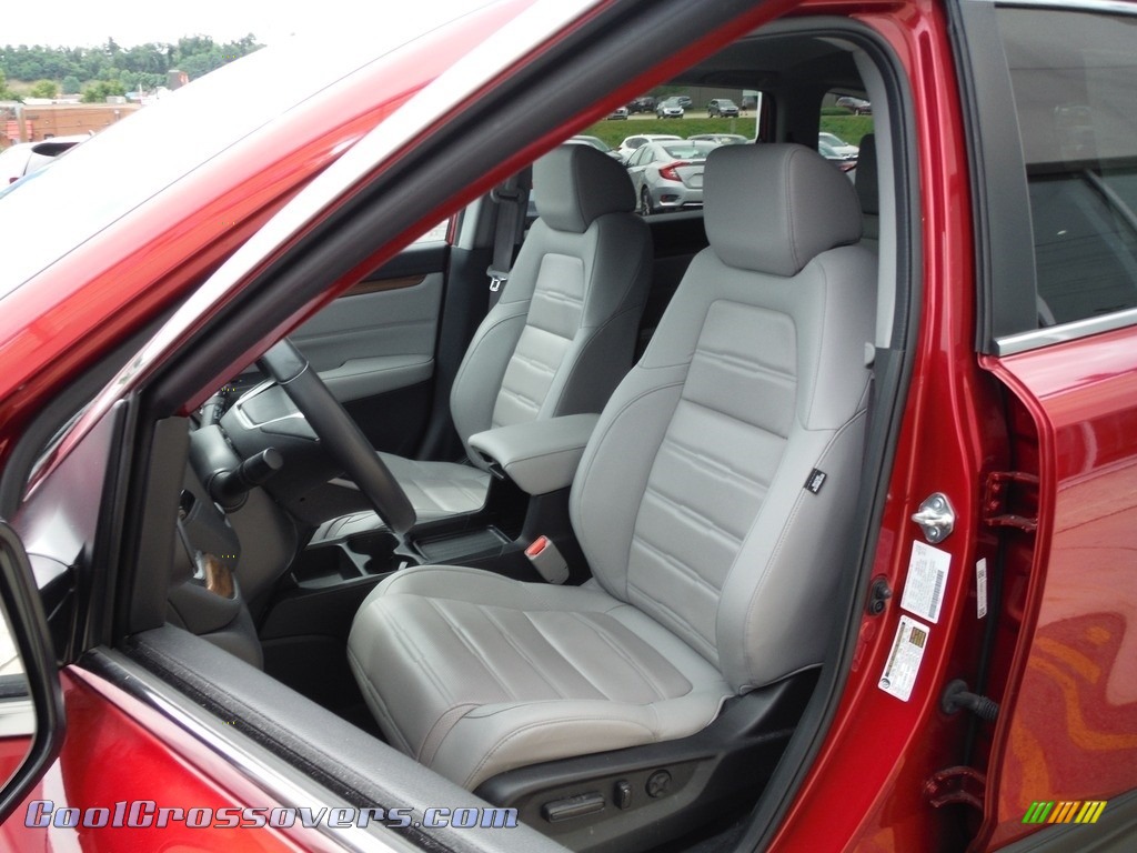 2020 CR-V EX-L AWD - Radiant Red Metallic / Gray photo #14