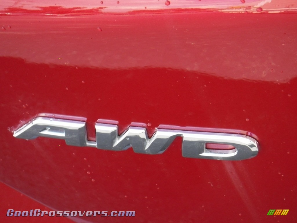 2020 CR-V EX AWD - Radiant Red Metallic / Gray photo #8