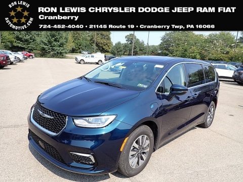 Fathom Blue Pearl 2022 Chrysler Pacifica Hybrid Touring L
