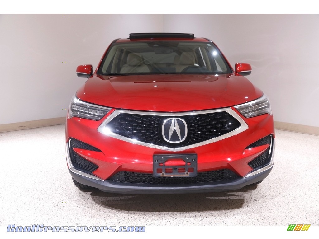 2019 RDX Technology AWD - Performance Red Pearl / Parchment photo #2