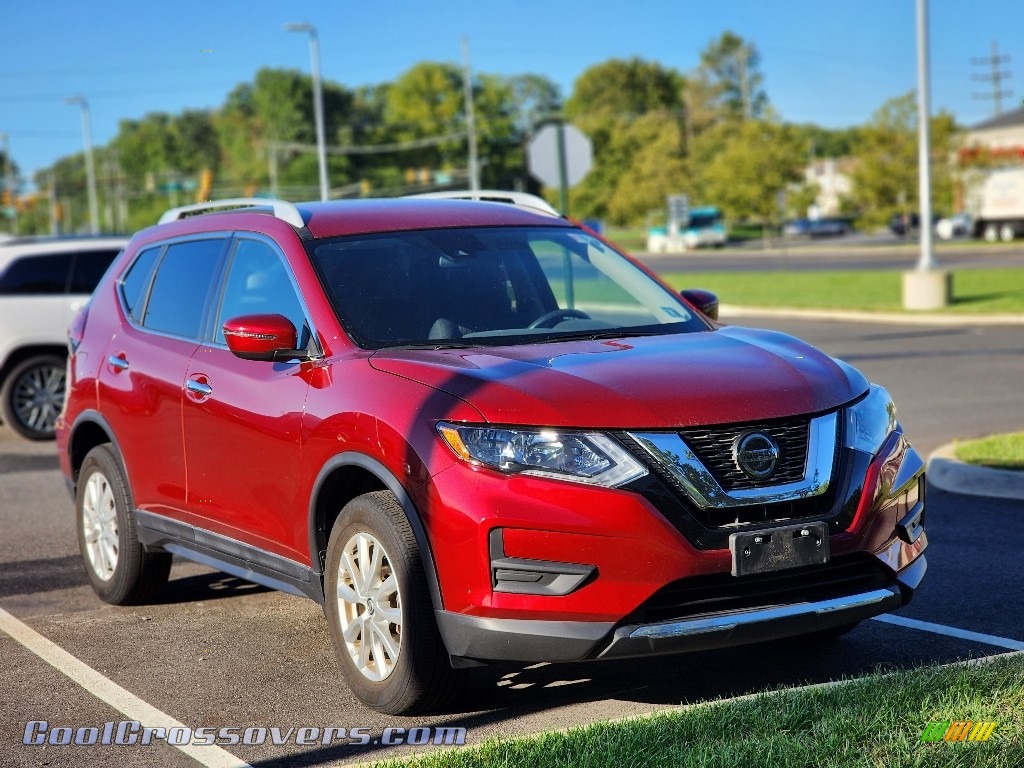 2020 Rogue SV AWD - Scarlet Ember Tintcoat / Charcoal photo #4
