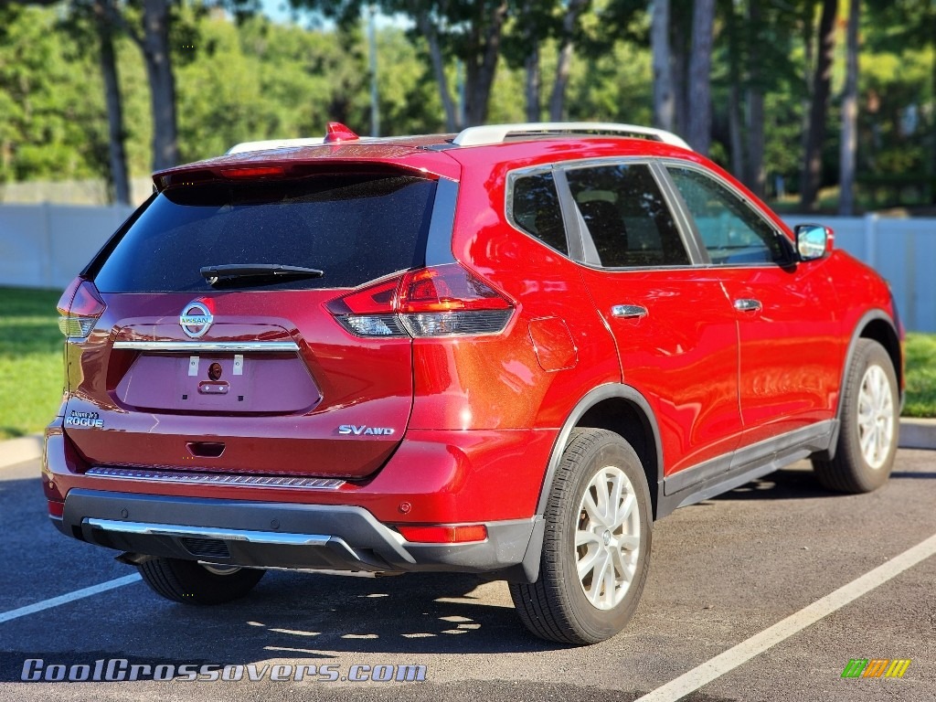 2020 Rogue SV AWD - Scarlet Ember Tintcoat / Charcoal photo #7