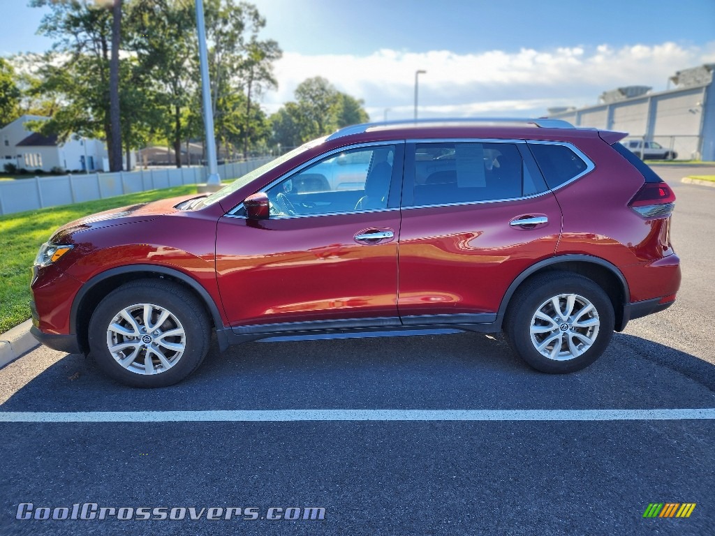 2020 Rogue SV AWD - Scarlet Ember Tintcoat / Charcoal photo #10
