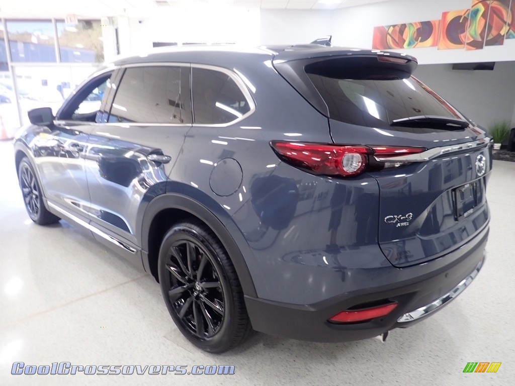 2022 CX-9 Carbon Edition AWD - Polymetal Gray Metallic / Red photo #5