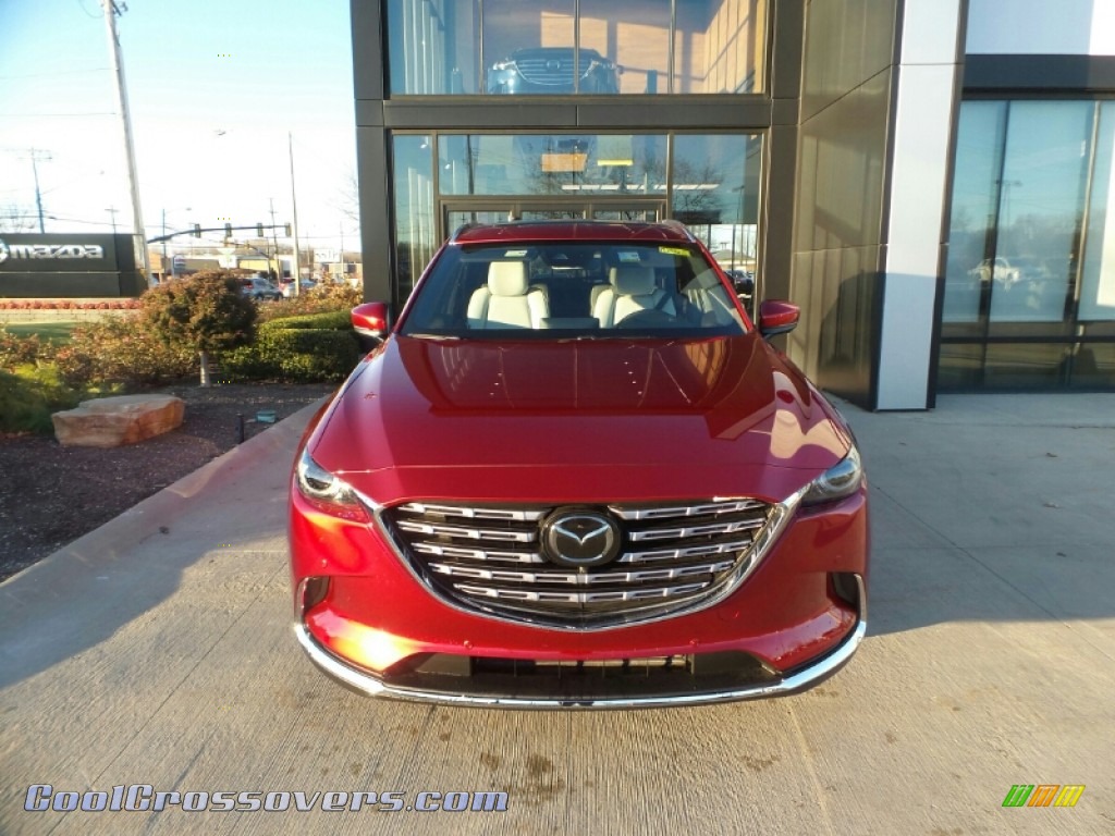 2023 CX-9 Signature AWD - Soul Red Crystal Metallic / Parchment photo #2