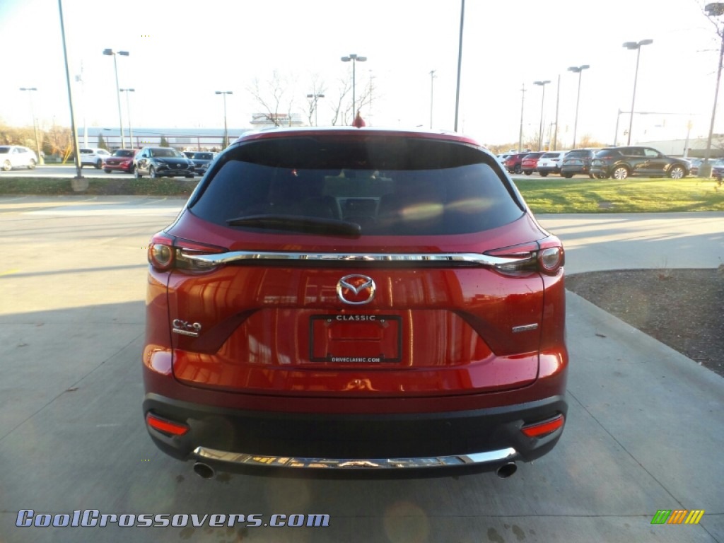 2023 CX-9 Signature AWD - Soul Red Crystal Metallic / Parchment photo #5